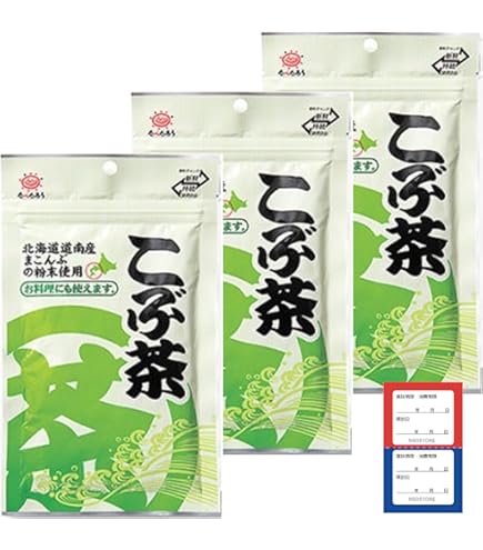Amazon.co.jp: 北海道道南産まこんぶ 梅こぶ茶 52g×2袋 前島食品 梅